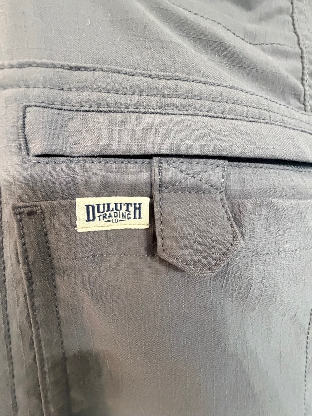 Women's Duluth Trading Heirloom Gray Overalls - Picture 6 of 6